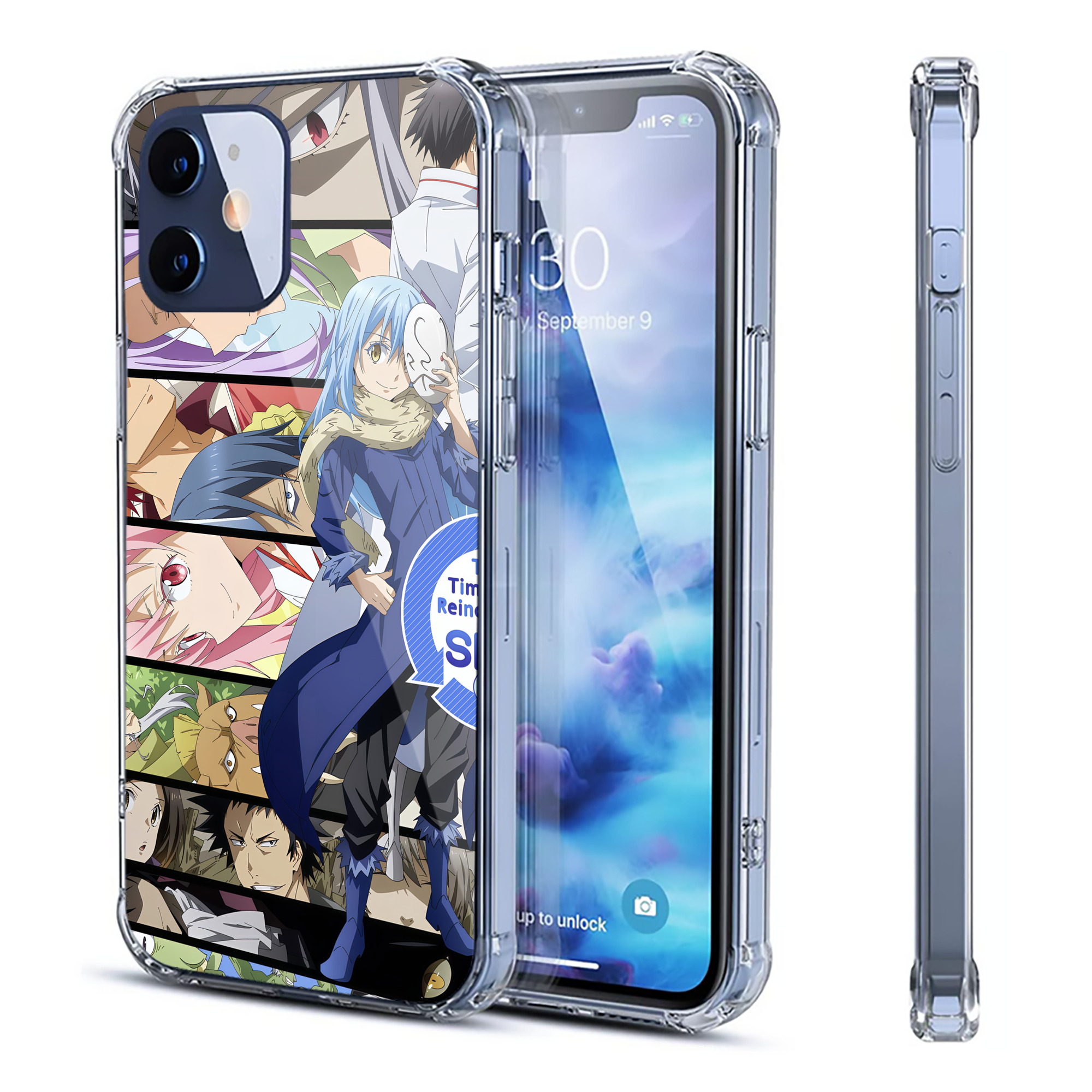 （画像用） 転スラ Regarding Reincarnated to Slime 【iPhone 12シリーズ対応】透明スマホケース（クリアソフトケース）